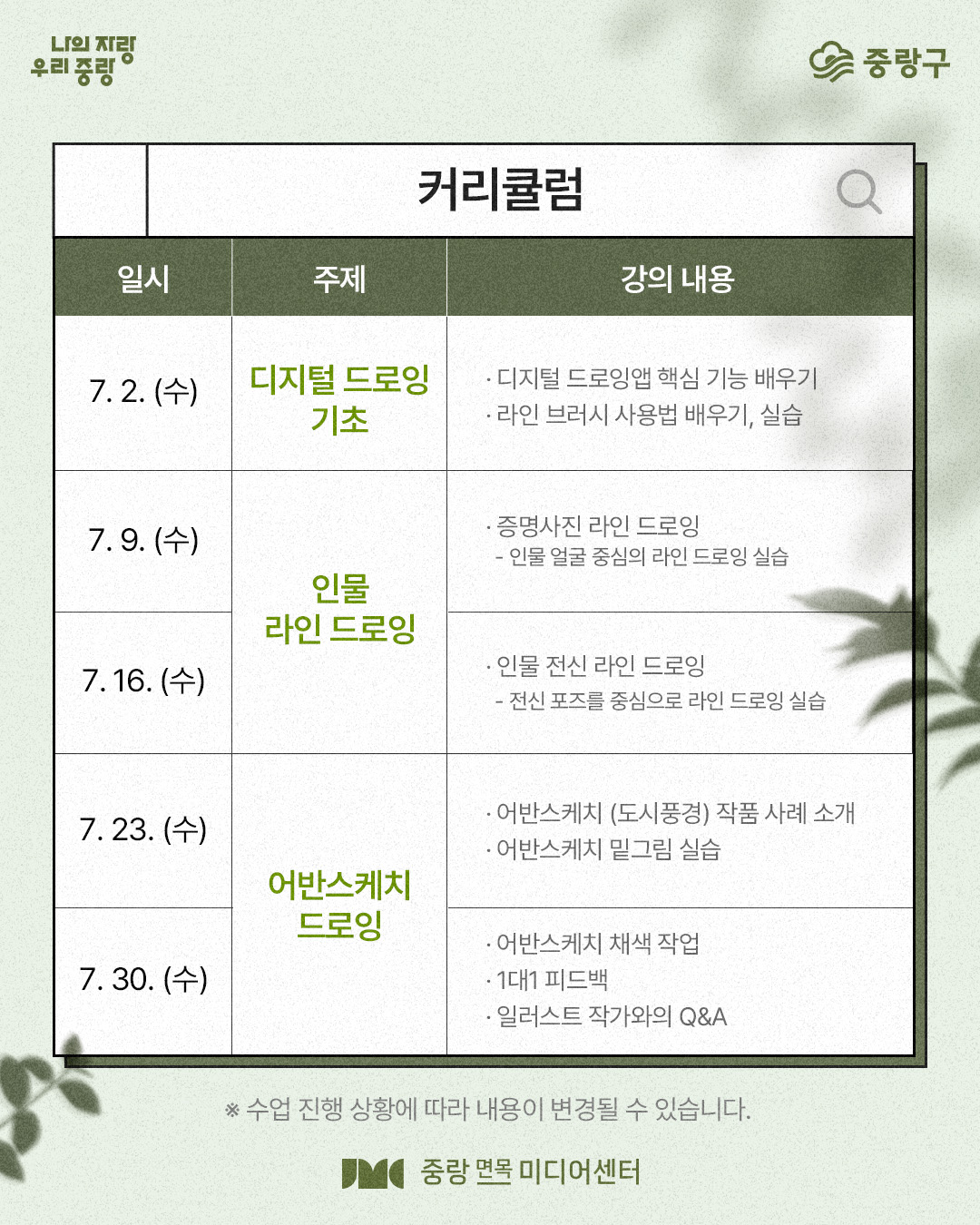 커리큘럼